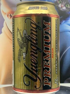 Vintage Beer Can Yuengling Premium America's Oldest Brewery Tab Empty Aluminum
